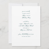 Cartes d'invitation aspect gaufrage Jade Gris (Dos)