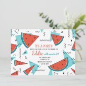 Cartes d'invitation au melon d'été (Debout devant)