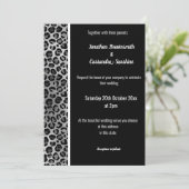 CARTES D'INVITATION AVEC FINITION À MOTIFS ANIMALI (Debout devant)