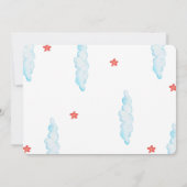 Cartes d'invitation avec photo de train (Dos)