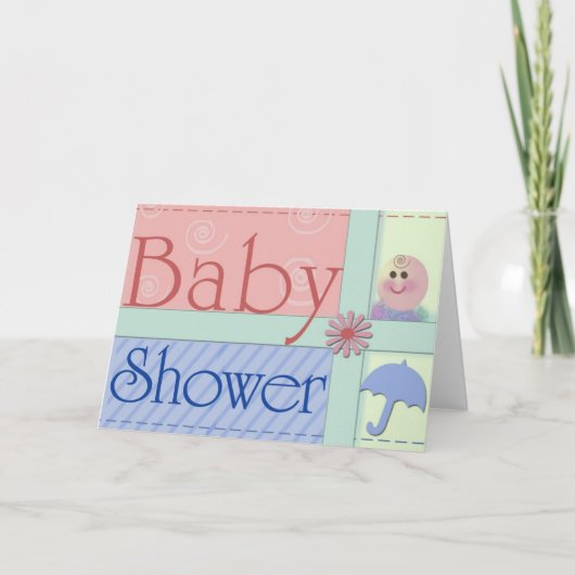 Cartes d'invitation baby shower (Devant)
