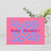 Cartes d'invitation Baby shower (Debout devant)