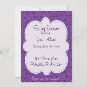 Cartes d'invitation baby shower