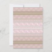 Cartes d'invitation Baby Shower Boho Dreamcatcher (Dos)