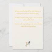 Cartes d'invitation baby shower Flower (Dos)