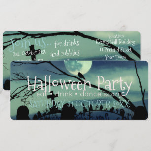 Cartes d'invitation bizarreries pour une soirée Ha