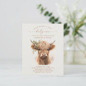 Cartes d'invitation Boho pour la fête prénatale de (Debout devant)