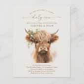 Cartes d'invitation Boho pour la fête prénatale de (Devant)