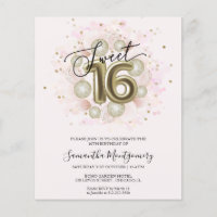 Cartes d'invitation bon marché pour un anniversair