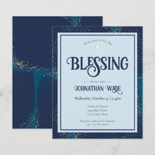 Cartes d'invitation Budget Baby Blessing Flyer