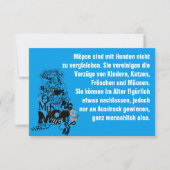Cartes d'invitation Chien Carlin (Devant)