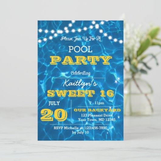 Cartes d'invitation Citron pour toutes occasions a (Debout devant)
