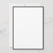 Cartes d'invitation classiques pour la remise des  (Dos)