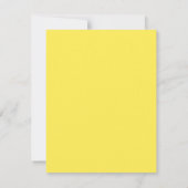 Cartes d'invitation colorées et mignonnes pour une (Dos)