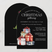 Cartes d'invitation colorées pour fête de Noël (Devant / Derrière)