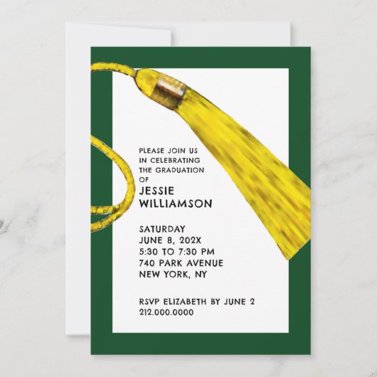 Cartes d'invitation créatives pour une fête de fin (Devant)