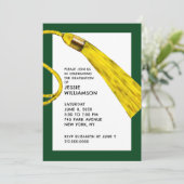 Cartes d'invitation créatives pour une fête de fin (Debout devant)