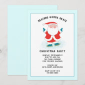 Cartes d'invitation créatives pour une fête de vac (Devant / Derrière)