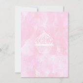 Cartes d'invitation Cupcake pour une Douce Célébra (Dos)