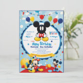 Cartes d'invitation d'anniversaire (Debout devant)