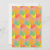 Cartes d'invitation d'anniversaire 50 ans modernes (Dos)