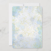 Cartes d'invitation d'anniversaire au pistolet à e (Dos)