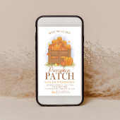 Cartes d'invitation d'anniversaire automnal Papill