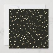 Cartes d'invitation d'anniversaire avec étoiles do (Dos)