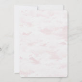 Cartes d'invitation d'anniversaire Cheval de Manèg (Dos)