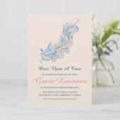 Cartes d'invitation d'anniversaire de princesse Ce (Debout devant)