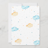 Cartes d'invitation d'anniversaire de train modifi (Dos)