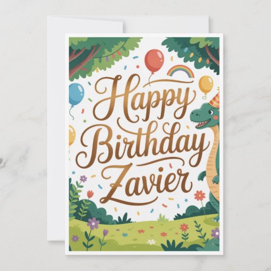 Cartes d'invitation d'anniversaire 🎉 – Fête perso (Devant)