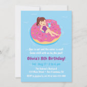 Cartes d'invitation d'anniversaire Fille sur radea (Devant)