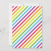 Cartes d'invitation d'anniversaire Fille sur radea (Dos)