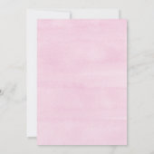 Cartes d'invitation d'anniversaire Licorne Fille - (Dos)