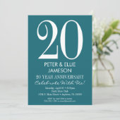 Cartes d'invitation d'anniversaire modernes sarcel (Debout devant)