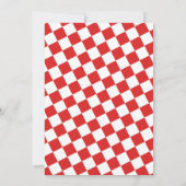 Cartes d'invitation d'anniversaire Pizza | Jolie 1 (Dos)