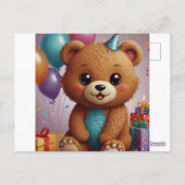 Cartes d'invitation d'anniversaire Postcards (Dos)