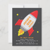 Cartes d'invitation d'anniversaire pour enfants av (Dos)