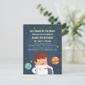 Cartes d'invitation d'anniversaire pour enfants av (Debout devant)