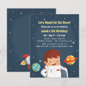 Cartes d'invitation d'anniversaire pour enfants av (Devant / Derrière)