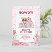 Cartes d'invitation d'anniversaire pour enfants Co (Debout devant)