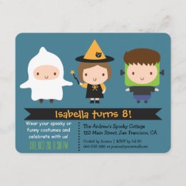 Cartes d'invitation d'anniversaire pour enfants mi