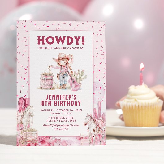 Cartes d'invitation d'anniversaire pour enfants su