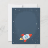 Cartes d'invitation d'anniversaire pour les garçon (Dos)