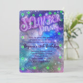 Cartes d'invitation d'anniversaire pour une soirée (Debout devant)
