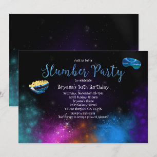 Cartes d'invitation d'anniversaire pour une soirée