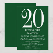 Cartes d'invitation d'anniversaire simples et mode (Devant / Derrière)