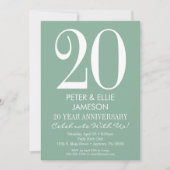 Cartes d'invitation d'anniversaire simples et mode (Devant)