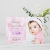 Cartes d'invitation d'anniversaire Winter ONEderla (Debout devant)